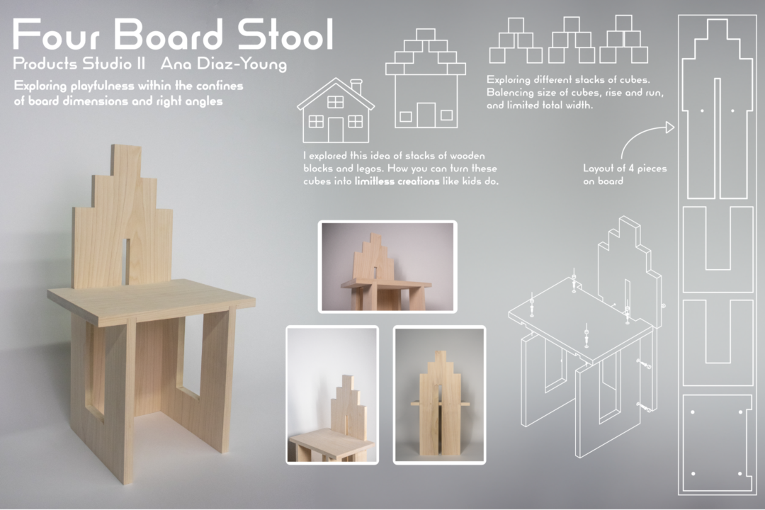 Four Board Stool